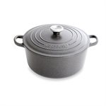 Cocotte ronde 26 cm Stone Le Creuset